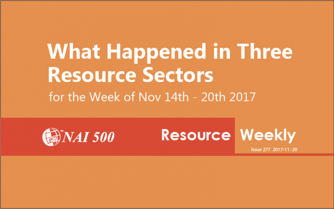 NAI500-Resource-Weekly-mining-oil-gas-Where Chinese Investors Meet Global Investment News and Opportunities