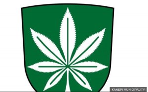 Estonian district votes to get cannabis leaf flag，爱沙尼亚公民投票以大麻叶为旗帜和徽标