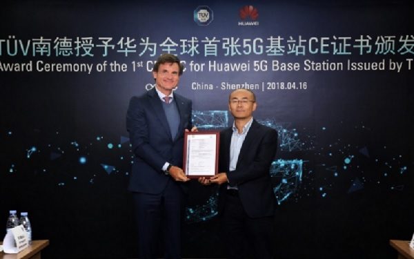 Huawei Obtains World’s First EU Approval Certification for 5G Products，中国华为5G产品获得全球首张“欧盟通行证”