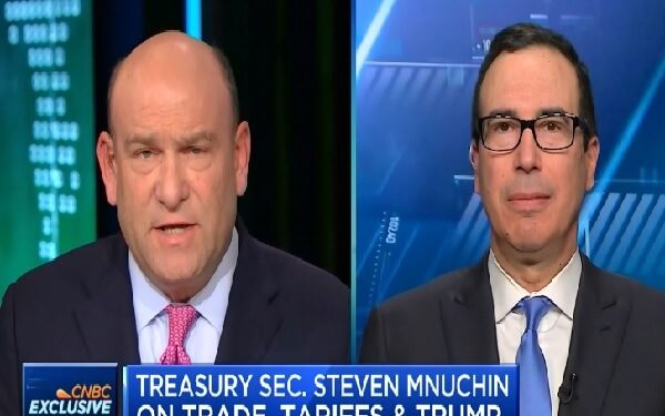 Treasury Secretary Mnuchin says there is the possibility of a trade war with China, but that's not the objective，美财长：目标仍是不与中国发生贸易战，特朗普想要实现互惠贸易