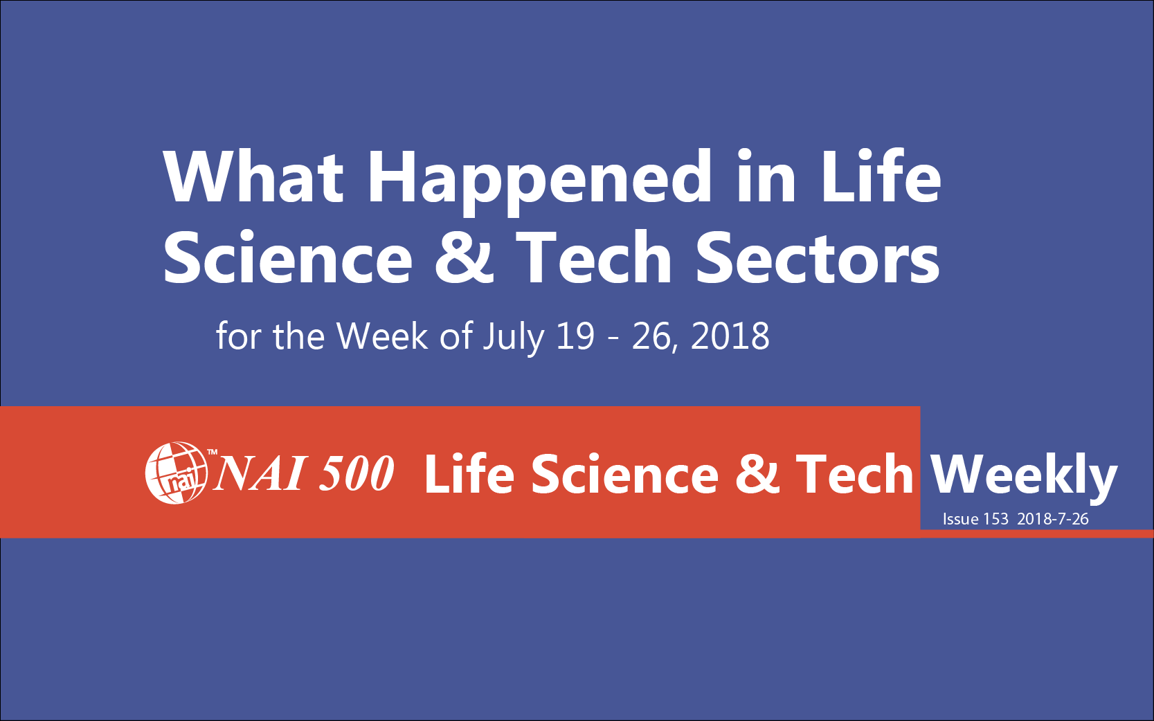 Life Science & Technology Weekly 153 BristolMyers Squibb and