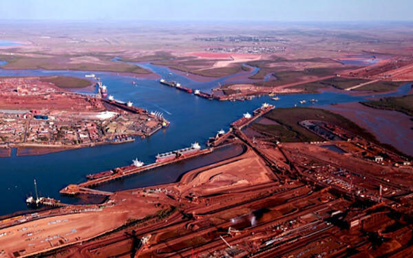 Australia's Port Hedland iron ore shipments to China rise nearly 10 pct in Aug-8月澳大利亚黑德兰港发往中国的煤炭增加10%