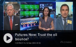 A severe oil drop like the one that just occurred usually leads to a bounce for crude and equities-投行：油价急跌之后往往将迎来大幅反弹和股市上涨