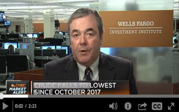 Wells Fargo's Scott Wren: Oil prices have 'dropped like a rock' but are finally nearing bottom-富国银行策略师称油价可能终于迎来底部