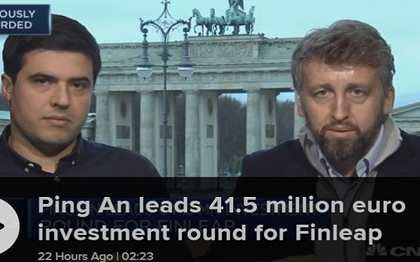 China's Ping An invests in Berlin fintech start-up in push to modernize Europe's financial services industry，中国平安领投柏林金融科技创企Finleap的4700万美元新一轮融资