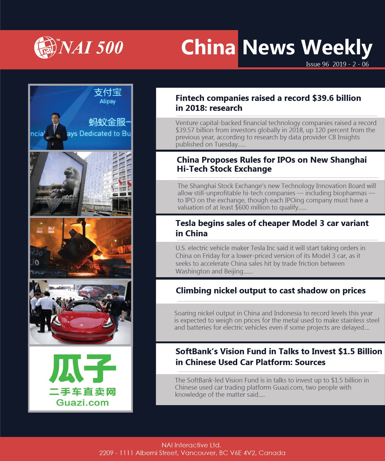 Check www.nai500.com for more investment opportunities