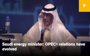 沙特新能源部长 减产
