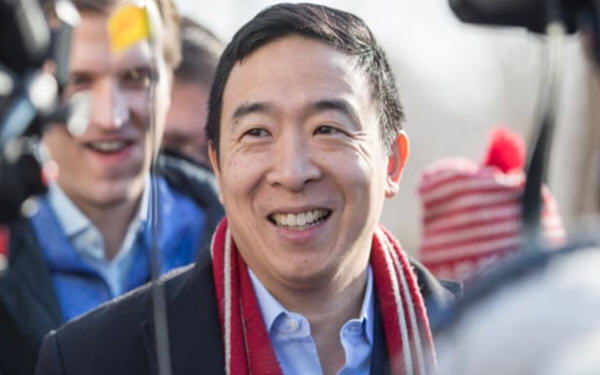 Andrew Yang宣布将退出2020年总统大选