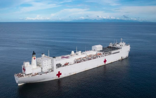 Comfort号海军医疗船几周内无法抵达纽约用于抗疫