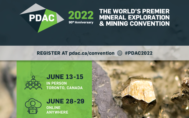 PDAC 2022 online & Toronto