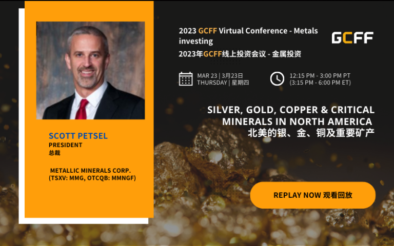 METALS 100 Webpage cover image Metallic Minerals Corp