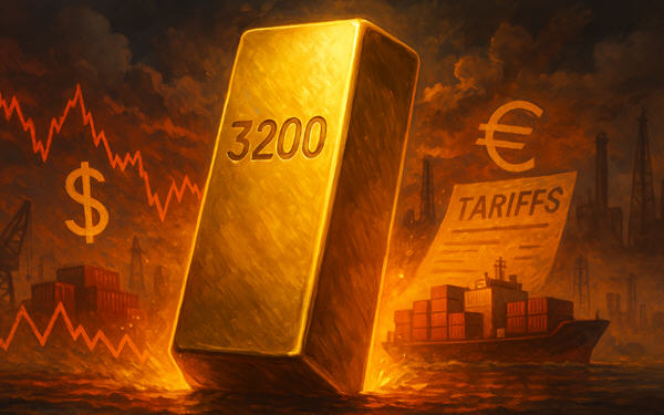 金价3200美元
